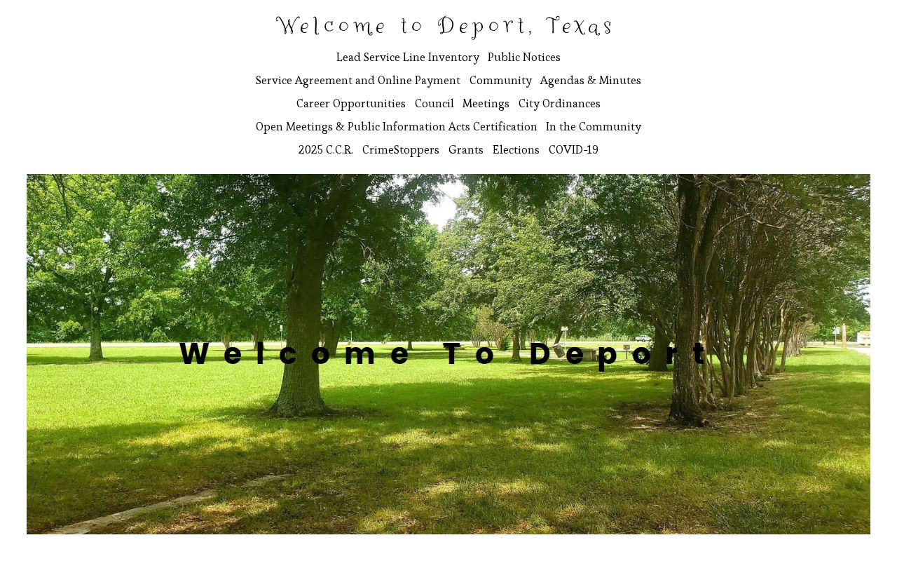 Deport warrant records routing context from the official City Hall page