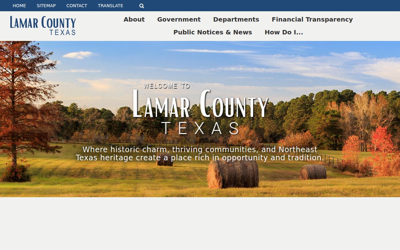 Lamar County warrant records are routed through the courthouse and Sheriff, not a public roster
