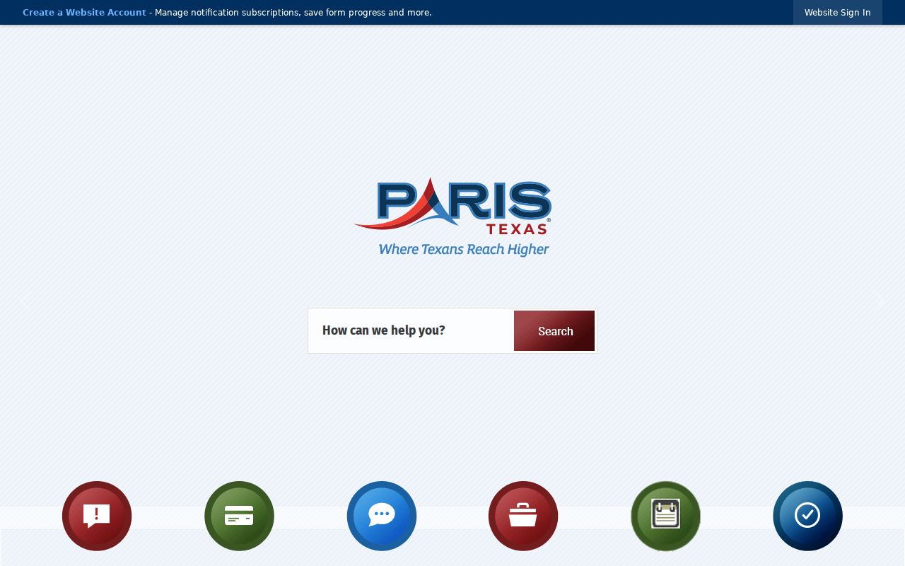 Paris warrant records city context from the official Paris city website