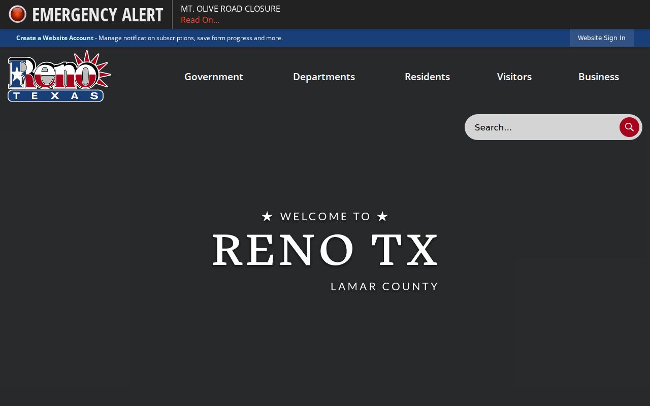 Reno warrant records city context from the official Reno website